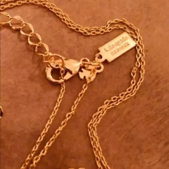 KATE ♠️SPADE 16K GOLD PL LEO LION PENDANT NWT NIB - Picture 4 of 4